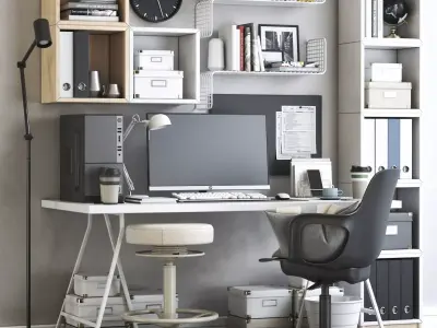 Office workplace 61 3D model