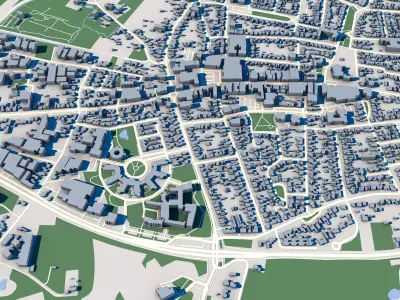 Bladel City Netherlands 3D model