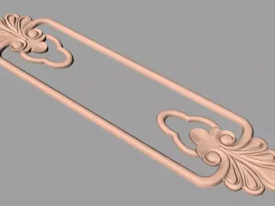 3D carved model furniture 3D design used for artcam aspire E818 3D model