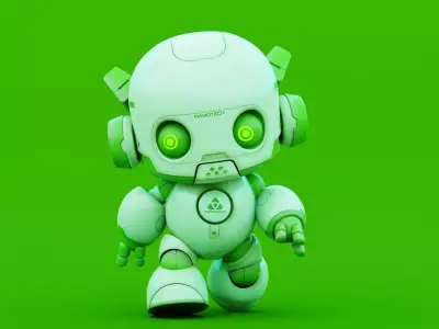 ROBO G-7 Rigged for Unreal Engine - Unity - MIXAMO 3D model