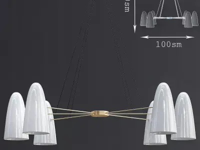 Montfaucon Chandelier 3D model