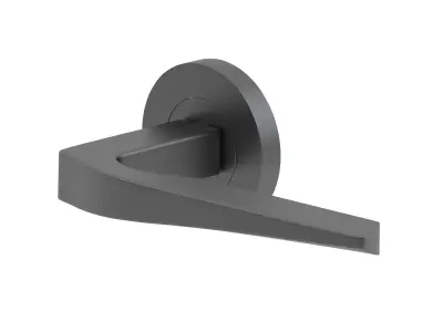 Zoo Hardware Rosso Maniglie Lyra Matt Black 3D model