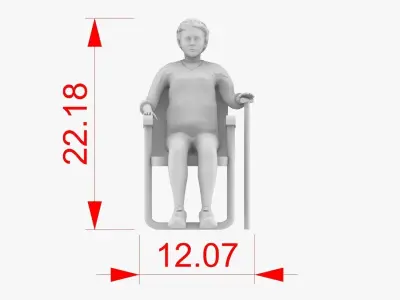 Grandmother 3D print model