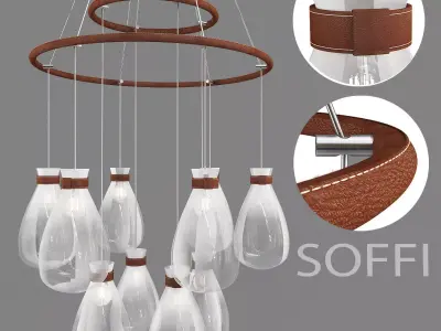 SOFFI softi chandelier 3D model
