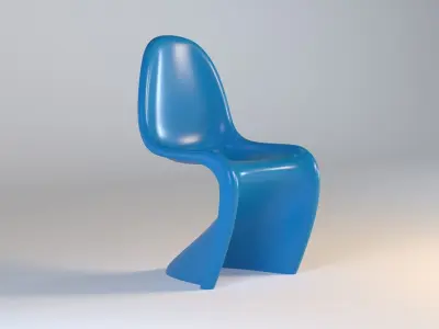 Vitra Panton chair 3D model