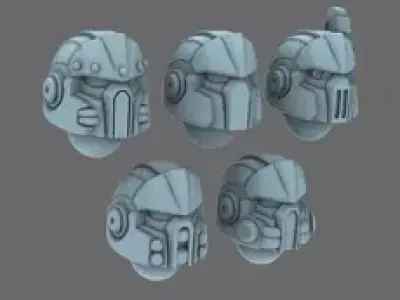 Space Knights V10 Helmet Type 251104 3D print model