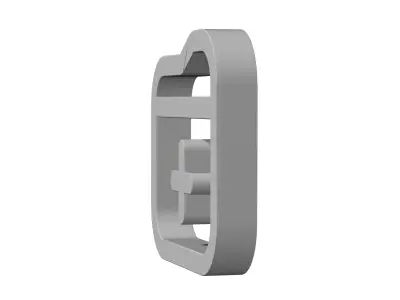 3d add folder icon Low-poly 3D model