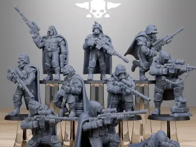 GrimGuard Snipers 3D print model