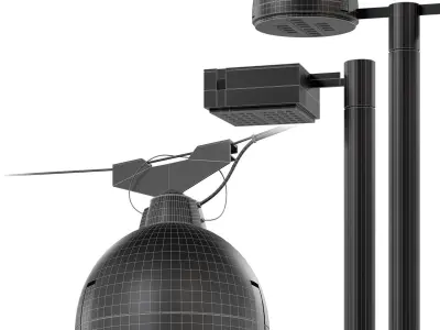 Iguzzini street lights 3D model