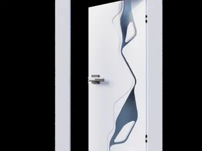 Modern Entrance Door 3D model