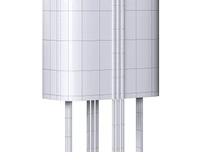 York Bar Cabinet  3D model