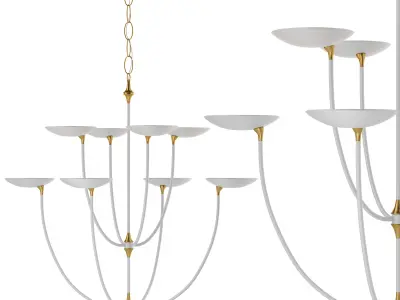 Chandelier Visual Comfort Keira collection XL  3D model
