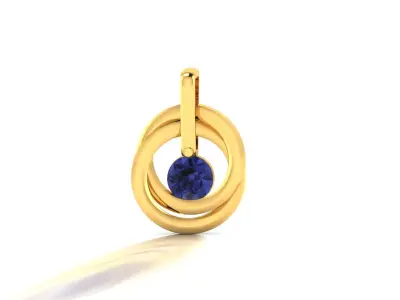 Solitaire Women Pendants  3D print model shop