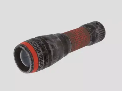 Flashlight Police BRS Low-poly 3D model