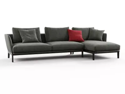 Chelsea CHC04 Corner Sofa Composition 3D model