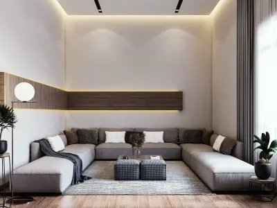 Modern Living 3D model