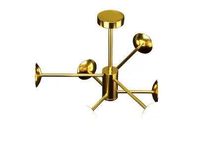 Gold Lamp 3D model