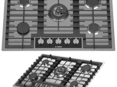 BOSCH kitchen appliance collection 3D model