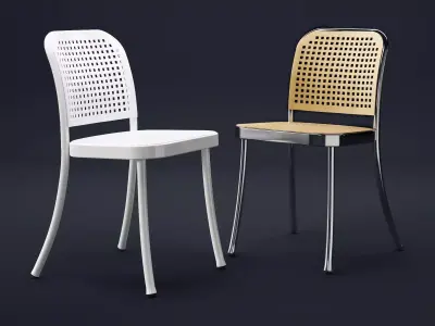 Silver Chair 3D model