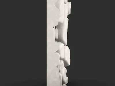 Layered Quartzite Wall Geometry 3D print model purchase