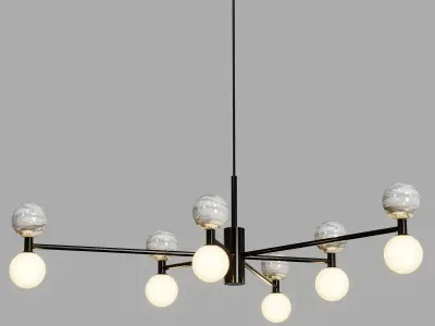 dalt aromas pendant light Low-poly 3D model