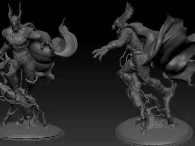Marvels Beta Rae Thor 3D print model