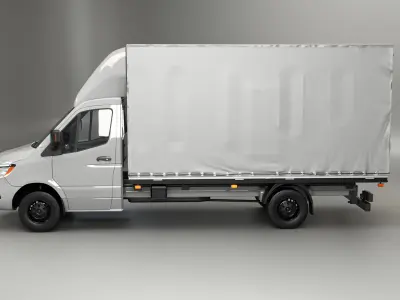  Modern Curtain Tautliner Van 