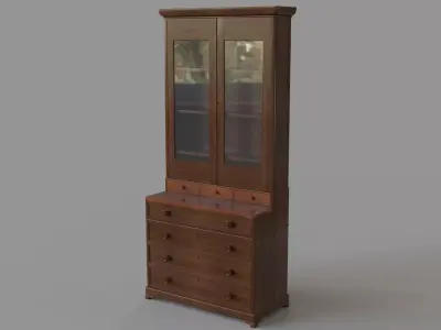 Antique Hutch 3D model