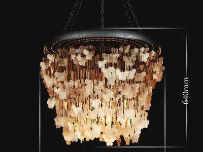 Made Goods Gemma Chandelier 3D model