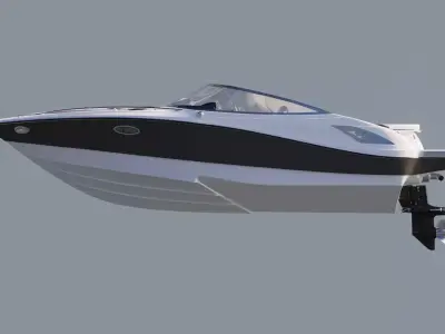 Sea Boat 24 Feet 3D model