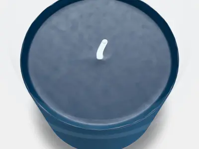 FRUKTSKOG Scented candle in glass 1 Low-poly 3D model