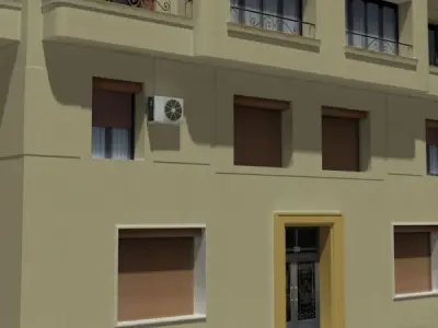 Building apartment - apartment 3D model