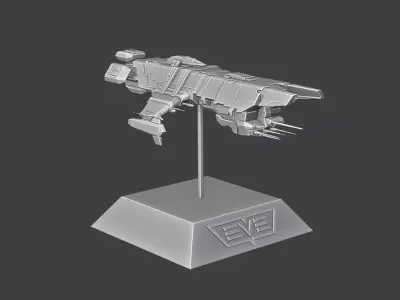 Tengu Spaceship from EVE Online Game 3D print model