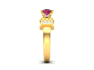 Women Ring  Render 3dm STL OBJ FBX Details 3D print model 175