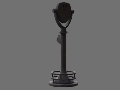 Tower Viewer 1C Low-poly 3D model