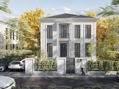 5 Neoclassical Villas 3D model