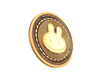 PancakeSwap Coin v3 005 3D model