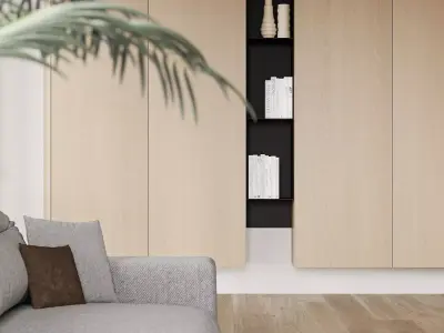 Modernist living room 3D model