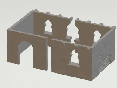 modular arabic building set -stl file- 3D print model