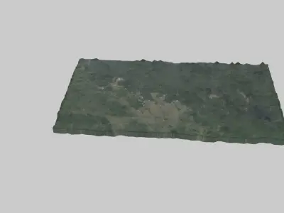 Port Harcourt City Low-poly 3D model