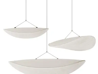 Tense Pendant Three Sizes 3D model