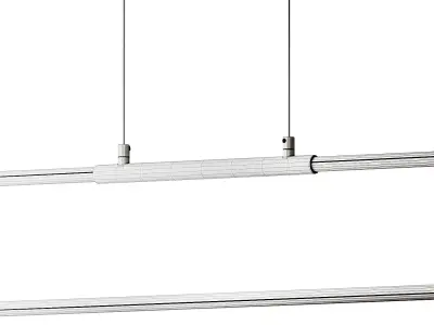 Forsan 1-Light LED Unique Statement Geometric Pendant  3D model