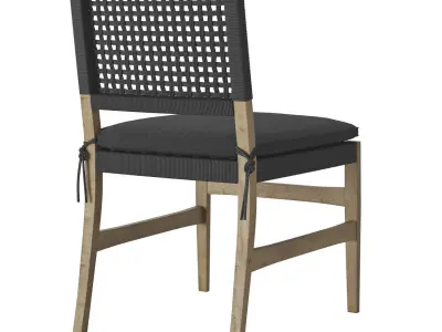 Gregorius Pineo Courtens Dining Sidechair 3D model