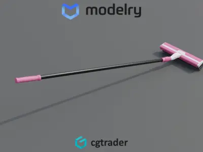 Rubber Broom 3D model