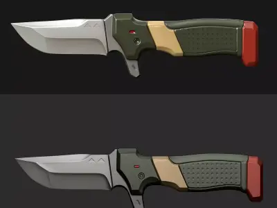 Knife Sci Fi J012023 3D model