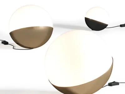 Louis Poulsen VL Studio Table and Floor Lamps 3D model