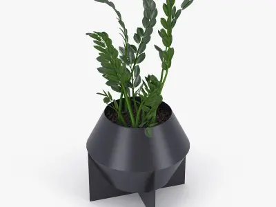 Frida Metal Planter 3D model