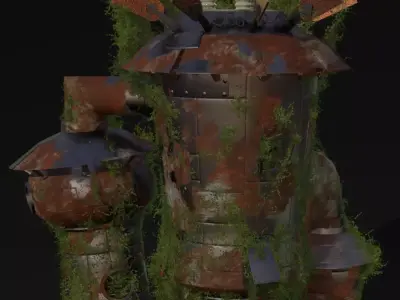Electric tower Free low-poly 3D model