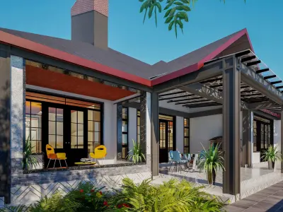 Bungalow 3D Model 3D model