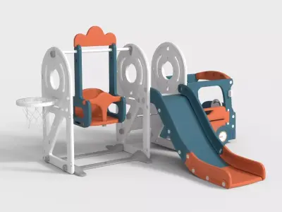 TODDLER SLIDE SWING SET Low-poly 3D model